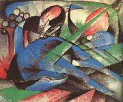 Franz Marc Dreaming Horse oil painting artist